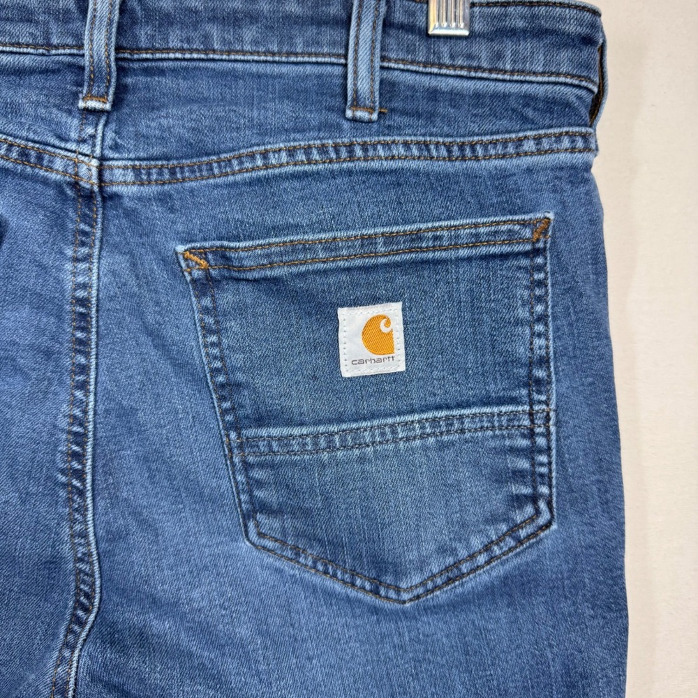 Carhartt Slim Fit Jeans Womens 8 Regular Blue‎ Denim Medium Wash BD4976-W - Picture 12 of 13